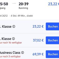 Züge sind pünktlich, sauber und günstig