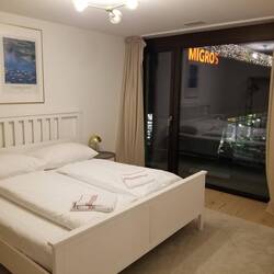 Apparently these duvets are all the swiss use for bed coverings.