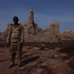 Unser Einmalpolizist am Salzberg