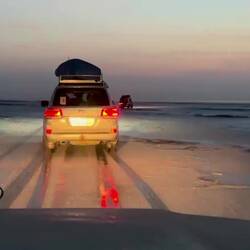 Könnte auch eine vereiste Fahrbahn in Europa sein