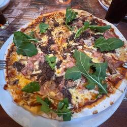 Namibian Pizza mit Springbok