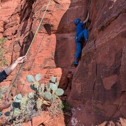 Holden giving it a go!