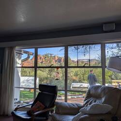 Love this view from their living room.