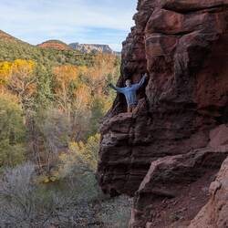 Made it to the cliff cave!