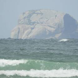 Huge rock - i think it is Skull Island