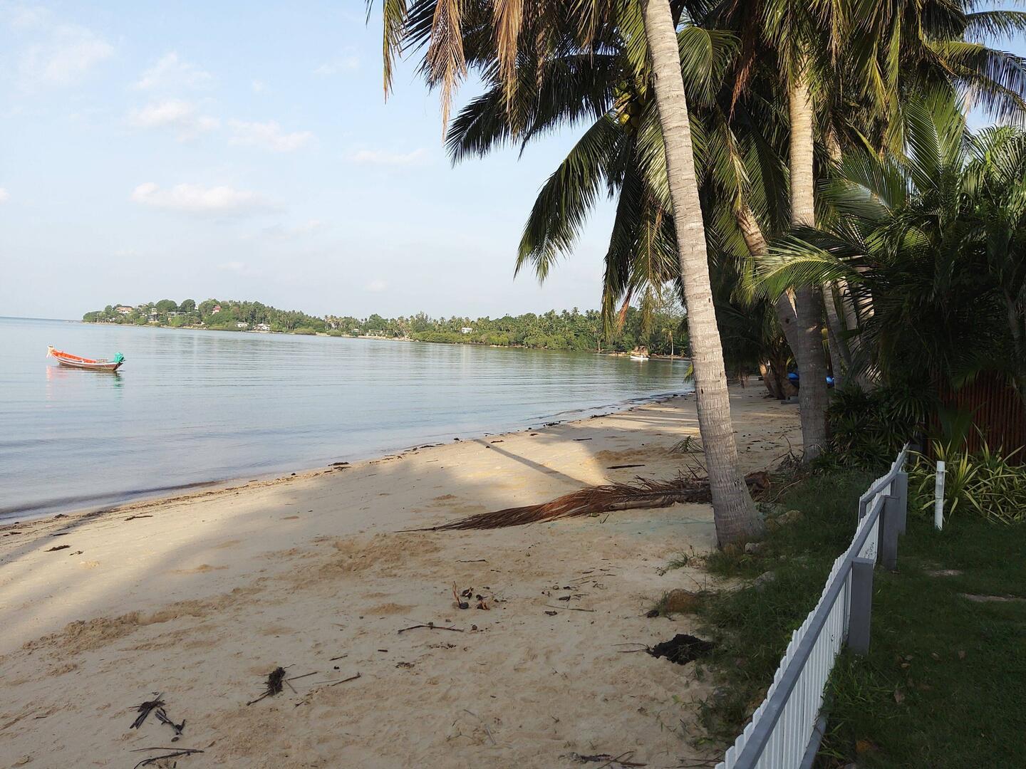 Looking right from the pool