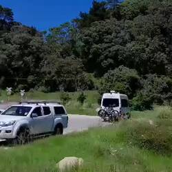 Le train qui passe avec sa marchandise (duu bois)
