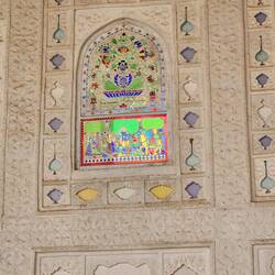 Stained glass, Amber Fort