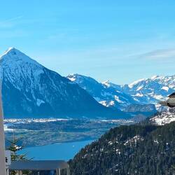 A view from our table at lunch