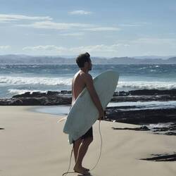 Surfer am Snappers Rock