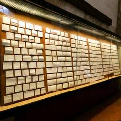 Casts of masons' marks from the building of the mosque