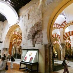 This is part of the original outer wall before the final expansion of the mosque