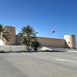 Al-Sunaysilah Castle. Leider geschlossen.