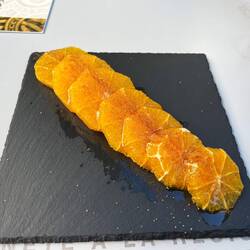 Oranges with olive oil and cinnamon