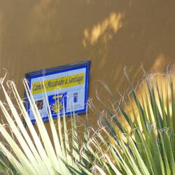 Another Camino sign spotted from the tower