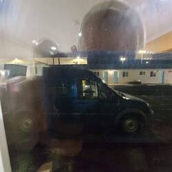 Wie immer Blick auf den kleinen Blauen.