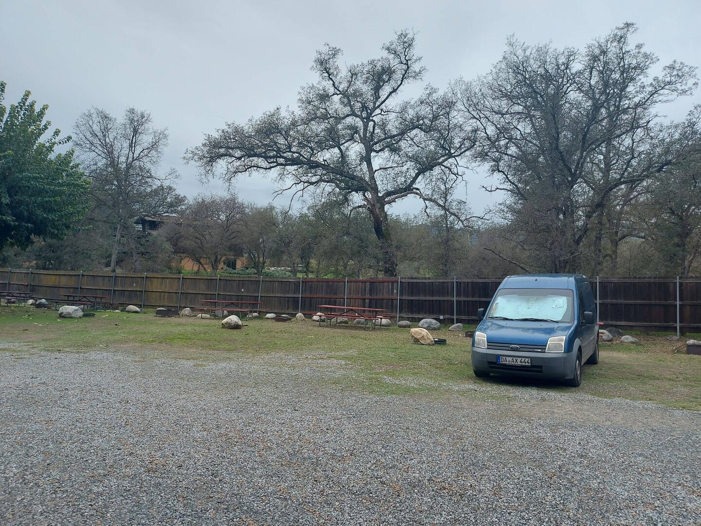 Noch ein Bild vom CP vor der Abfahrt und dem Regen.