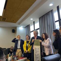 Vortrag eines Brasilianers an der Uni (war nicht sonderlich gut zu sprechen auf Europäer)