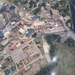 Model der Diamantmine