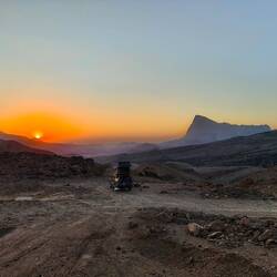 Prachtige zonsondergang