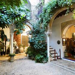 Courtyard inside 10th century house