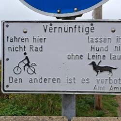 Die haben hier Humor