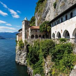 Eremo di Santa Caterina del Sasso — Leggiuno, Italy.