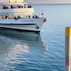 Barco que viene directamente de Konstanz