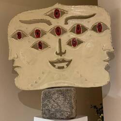 Cool artwork in the cafe