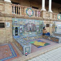 Bench for Burgos, where I started my Camino walk last year