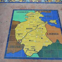 Map of Burgos province