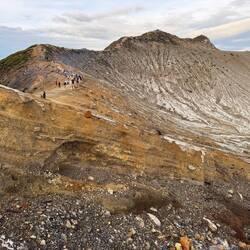 The top of Mt Ijen