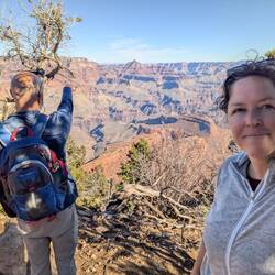 Nate liked studying the landscape and that one line tower off in the distance.