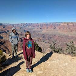 They loved when I took pics where they had to stare into the sun.