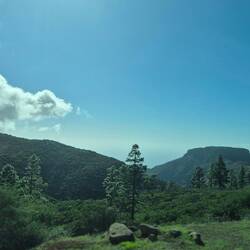 Richtung Tafelberg der Insel