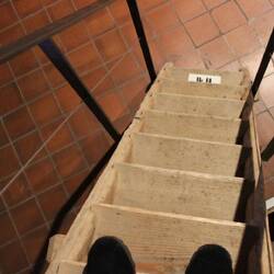 Imagine being a soldier chasing your enemy on these steps.