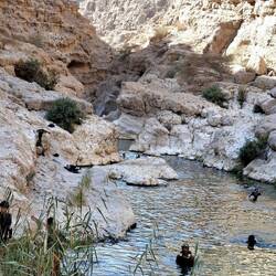 Ab hier muss man schwimmen.