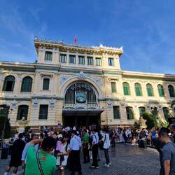 Das alte Postzentrum von Saigon