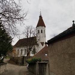 The Stadtkirche right next door to the castle.