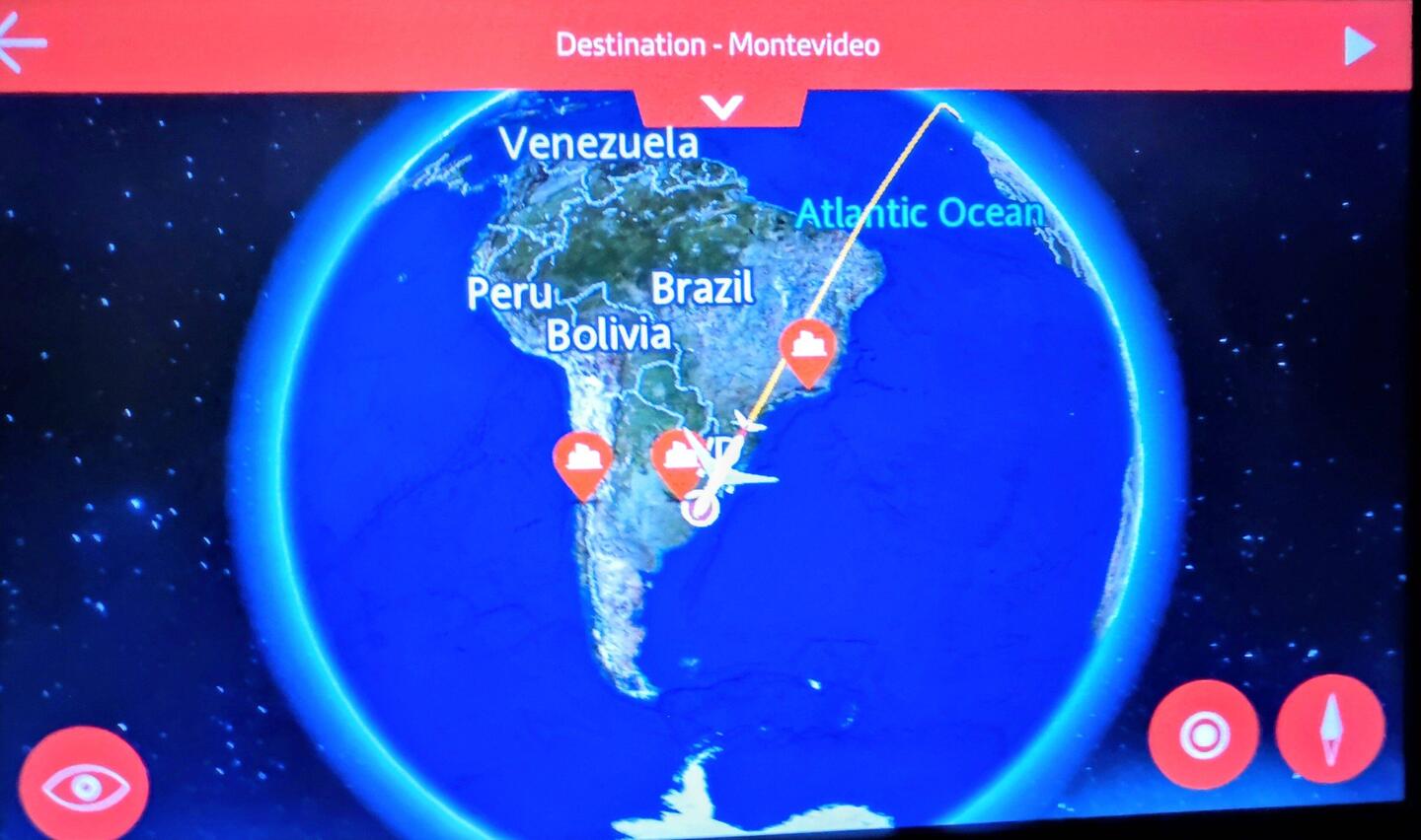 ...knapp 10000km in knapp 13h Flugzeit 💪