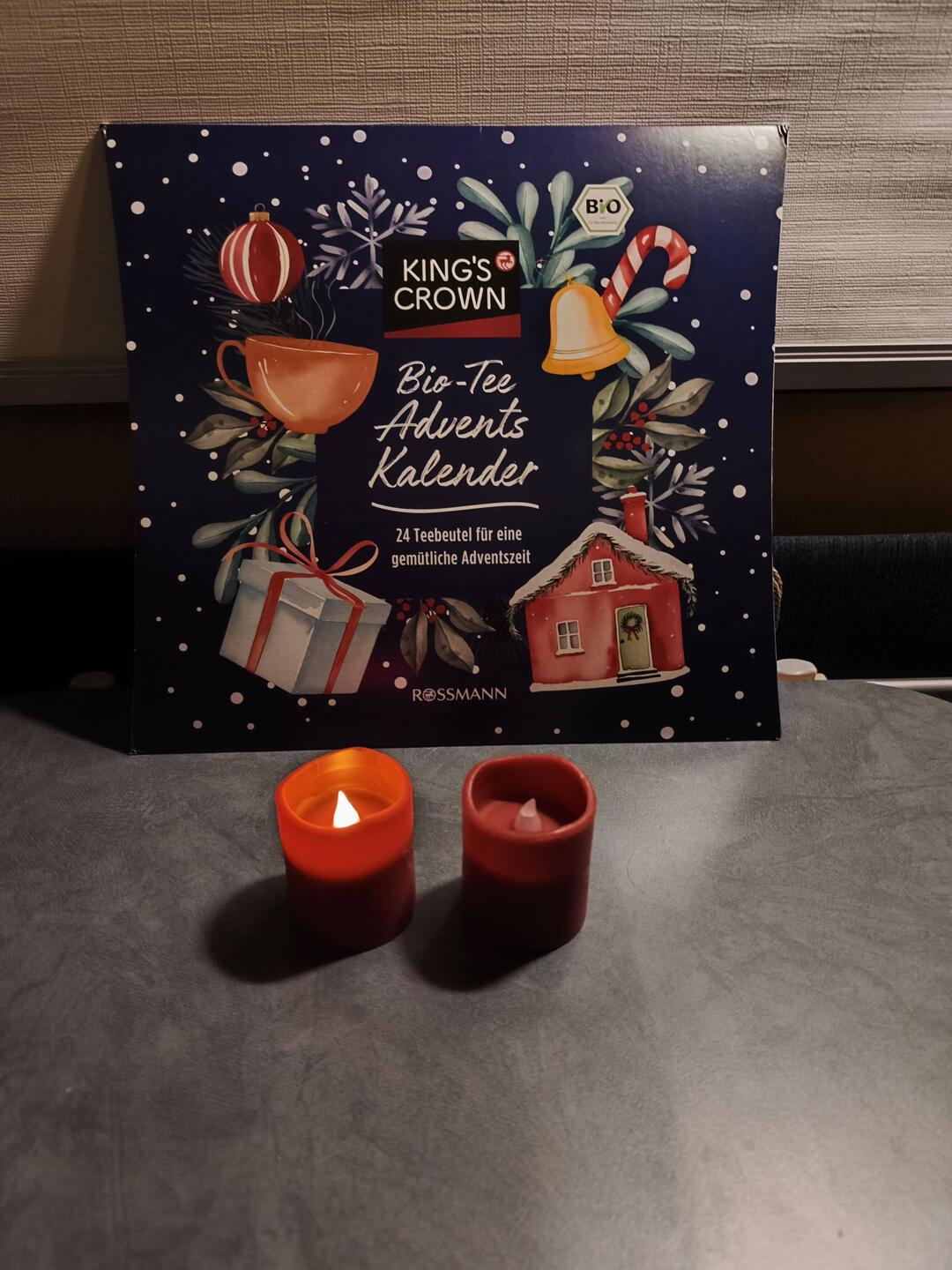 Adventskalender und Kerzen haben wir dank Nesrin dabei 🙏🏼