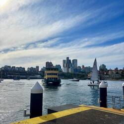 Terug een stukje met de ferry