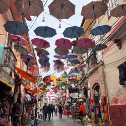 A little pedestrian street from the touristic town center