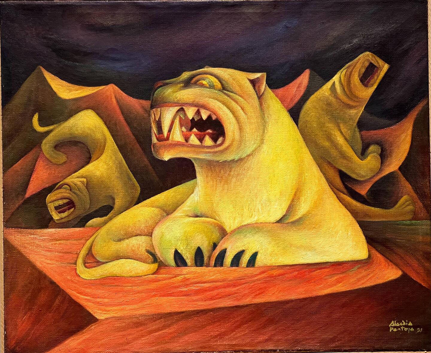 Pumas, from the Museo National of Art in La Paz