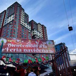 Weihnachtsmarkt... überall die Teleferico