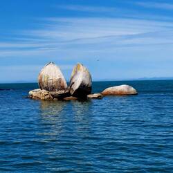 Split Apple Rock auf dem Rückweg