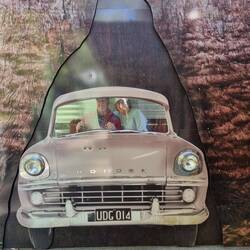 Mick and Gail in the Holden ute