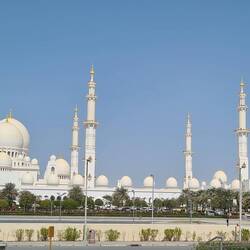 The "Grand Mosque" in Abu Dhabi
