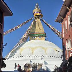 Stupa von Bodnath Kathmandu