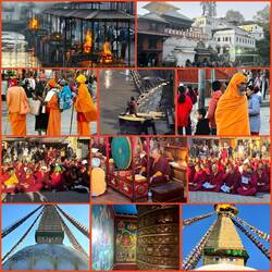 Stupa + Aarti Zeremonie